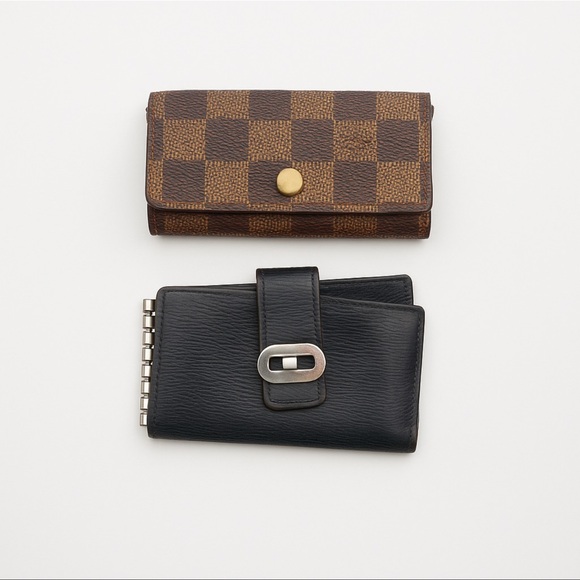 Gucci & Louis Vuitton Key Holder Wallet Bundle of 2 – Vintage Designer Set - Picture 1 of 9